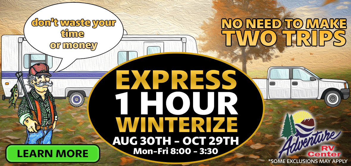 Adventure RV Express 1 Hour Winterize