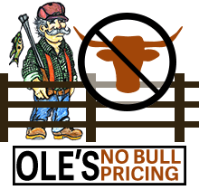 Ole's No Bull Pricing