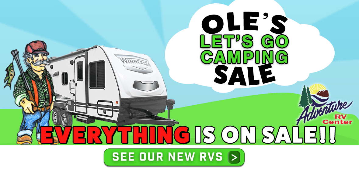 Everything is on Sale at Adventure RV - see our new rvs