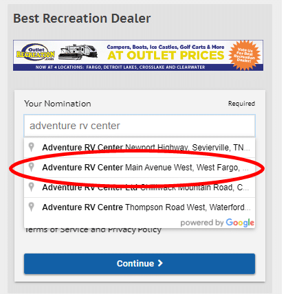 best recreation dealer