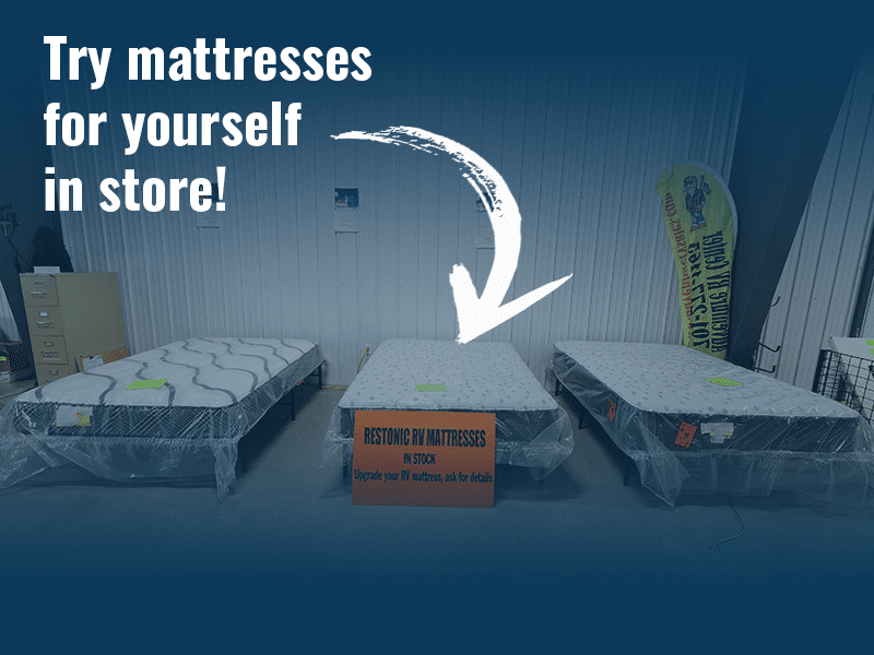 try mattresses for yourself in store