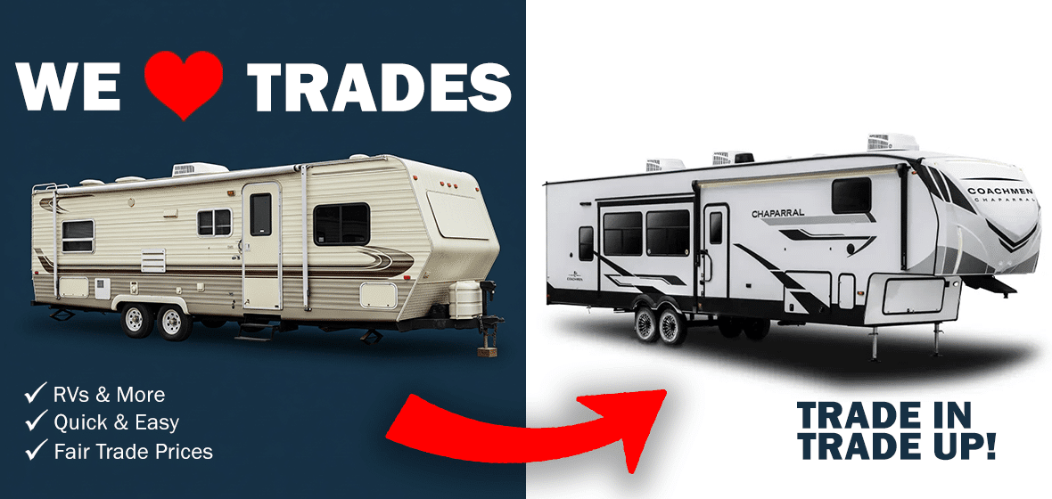 RV trade ins at Adventure RV Center